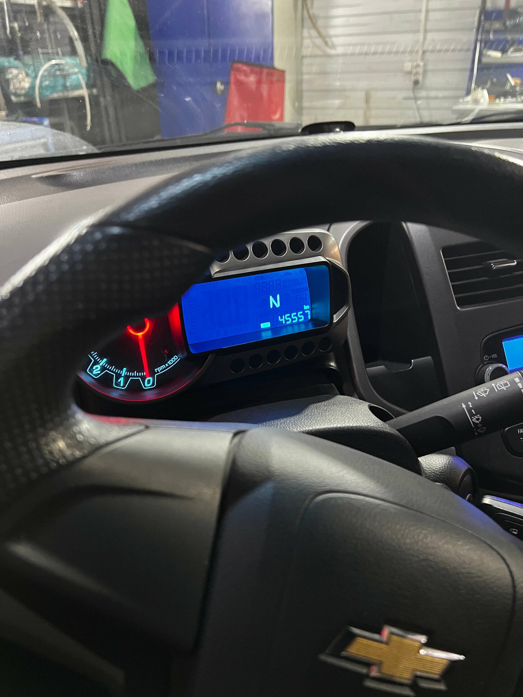 Пробег Chevrolet Aveo 45557 км