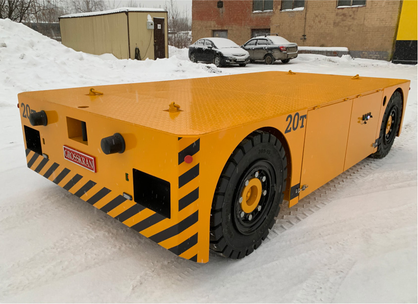 Самоходная грузовая аккумуляторная тележка 10 тонн