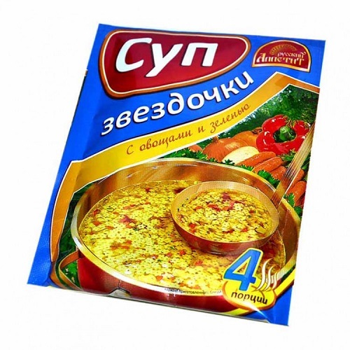 Русский продукт суп со звездочками