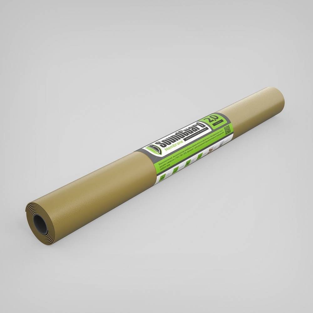 Звукоизоляционная мембрана для шумоизоляции квартир и помещений.