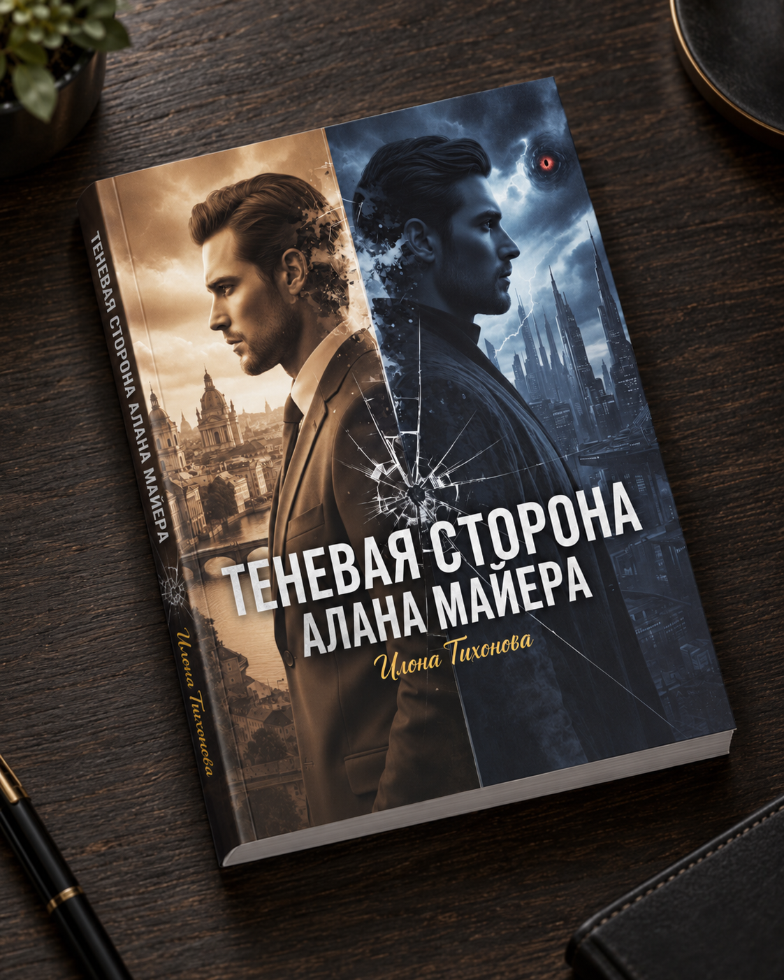 Обложка книги «Теневая сторона Алана Майера», автор Илона Тихонова