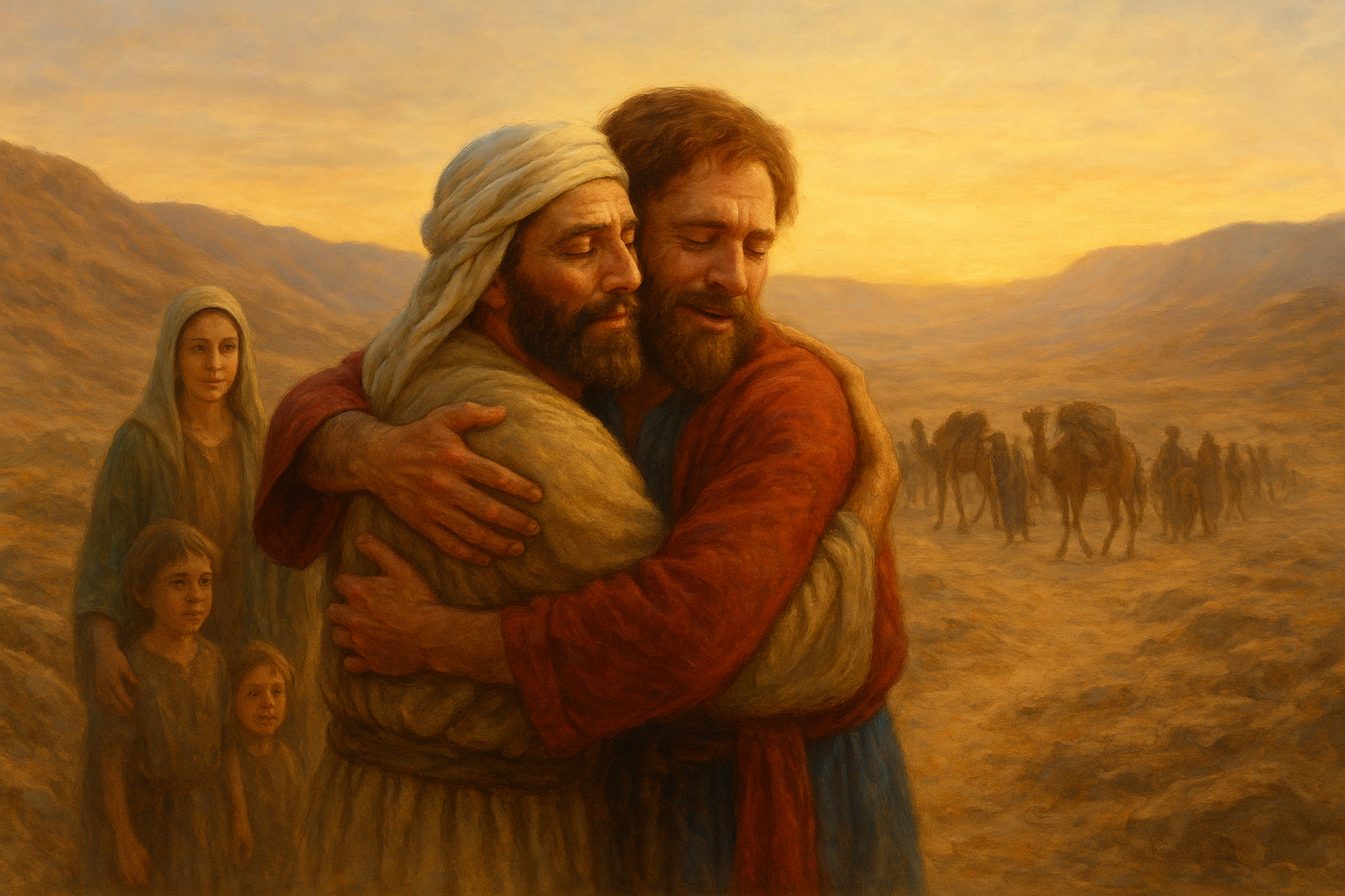 Ваишлах - смысл и комментарии: борьба Яакова, встреча с Эсавом и рождение Израиля