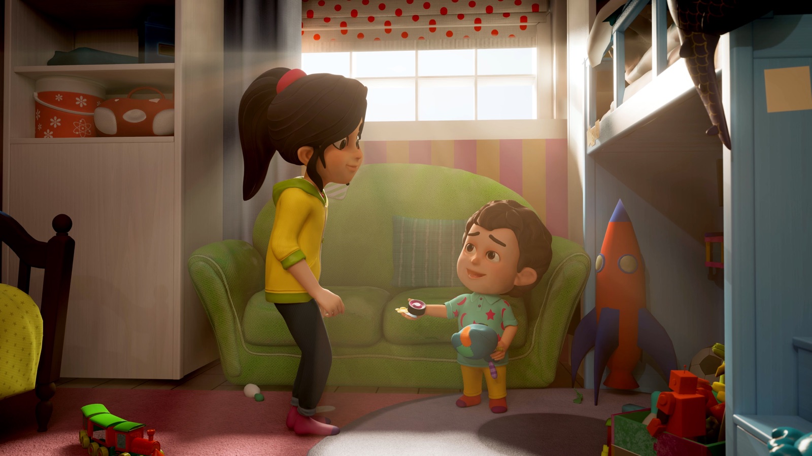 Yulia and Gosha are reconciled after Mormitten's adventure