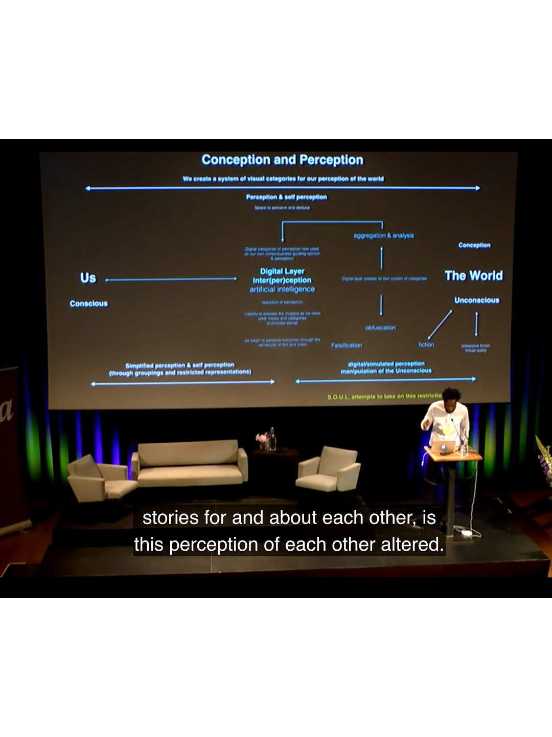 Talk: Michael Salu on conception and perception