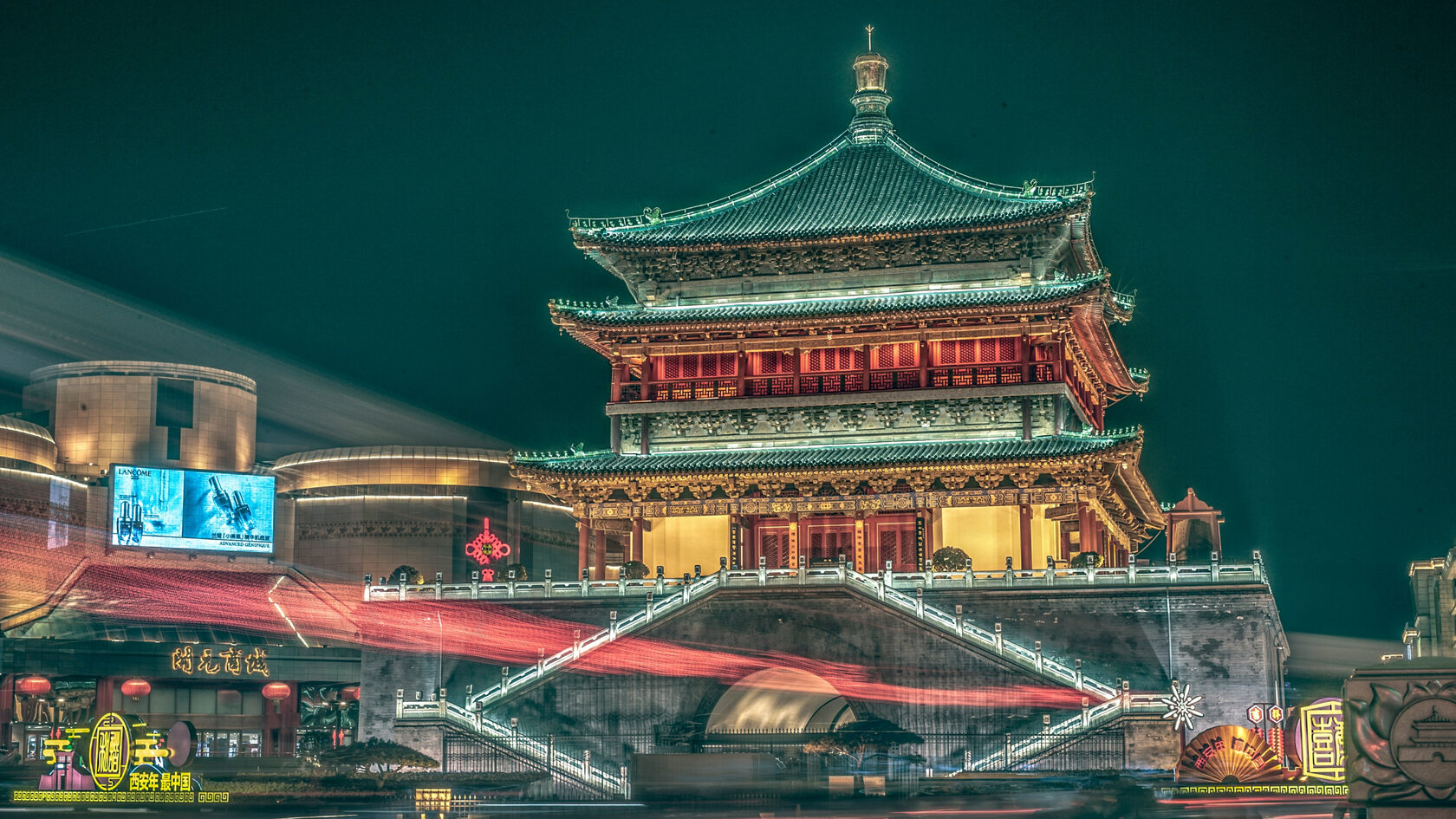 Колокольная башня. Сиань. Китай