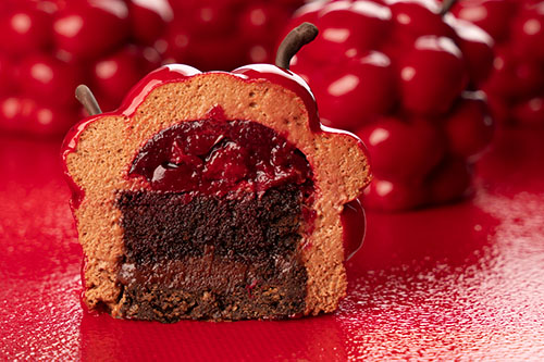 Cherry individual cake by Dinara Kasko