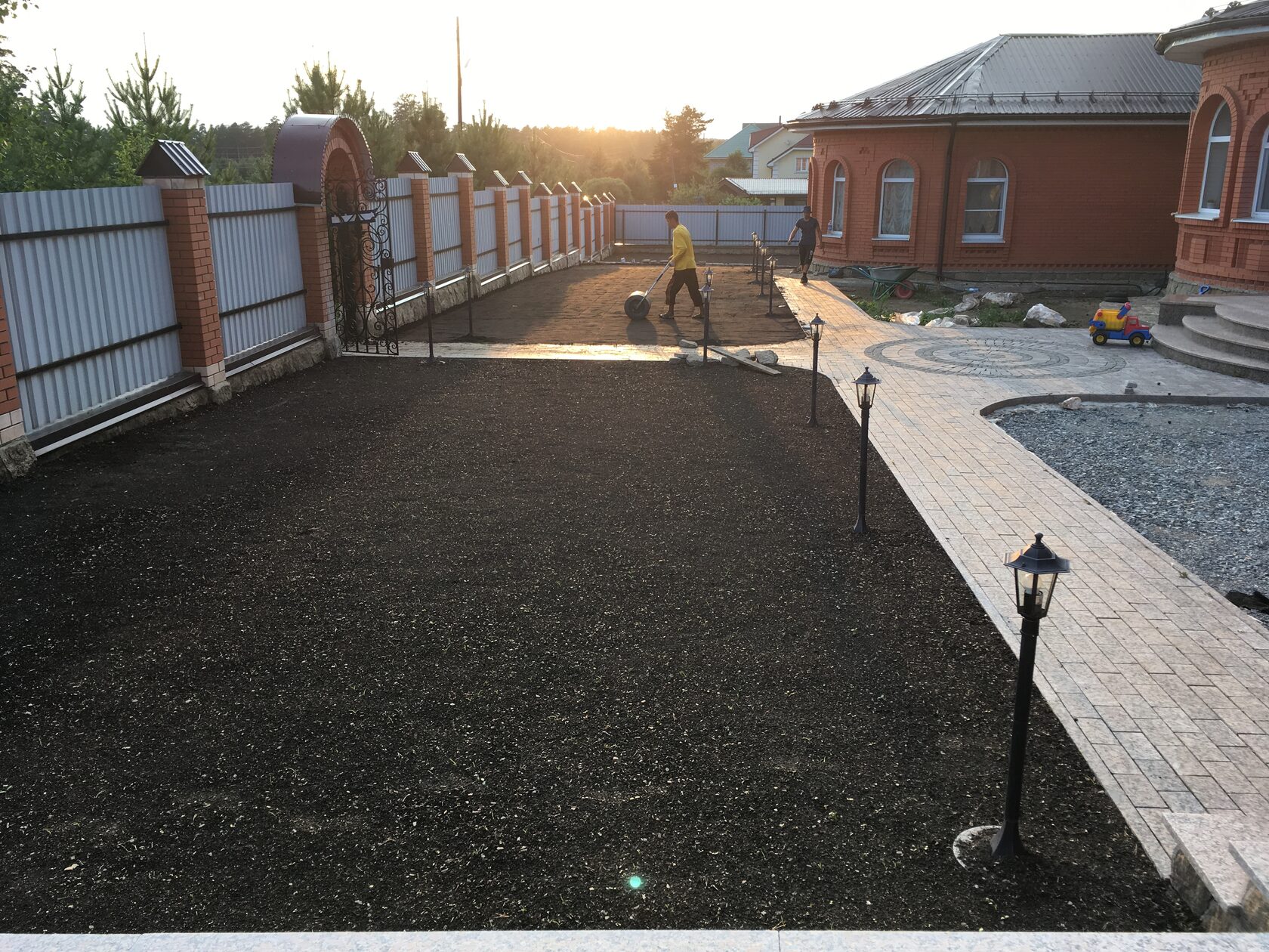 Галерея работ, проектов по укладке рулонного газона и автоплива ...