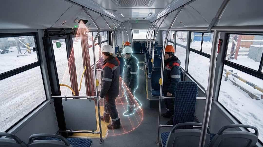 Подсчет пассажиров с системой Perimetric Guard