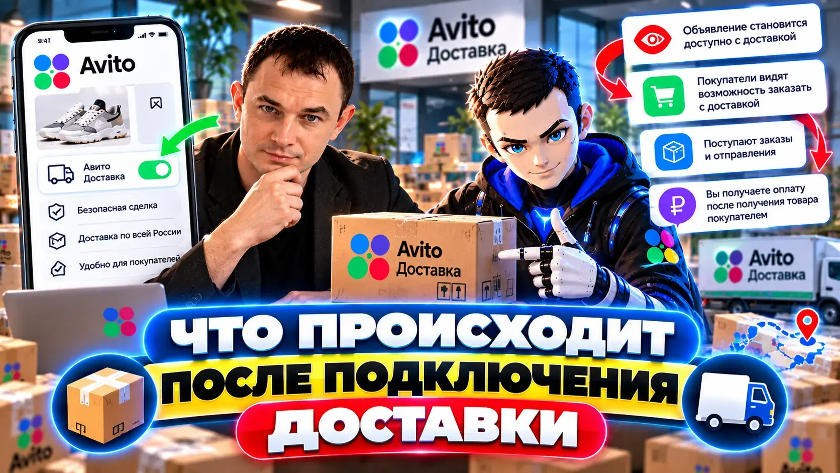 Авито Доставка — отправка и получение товаров