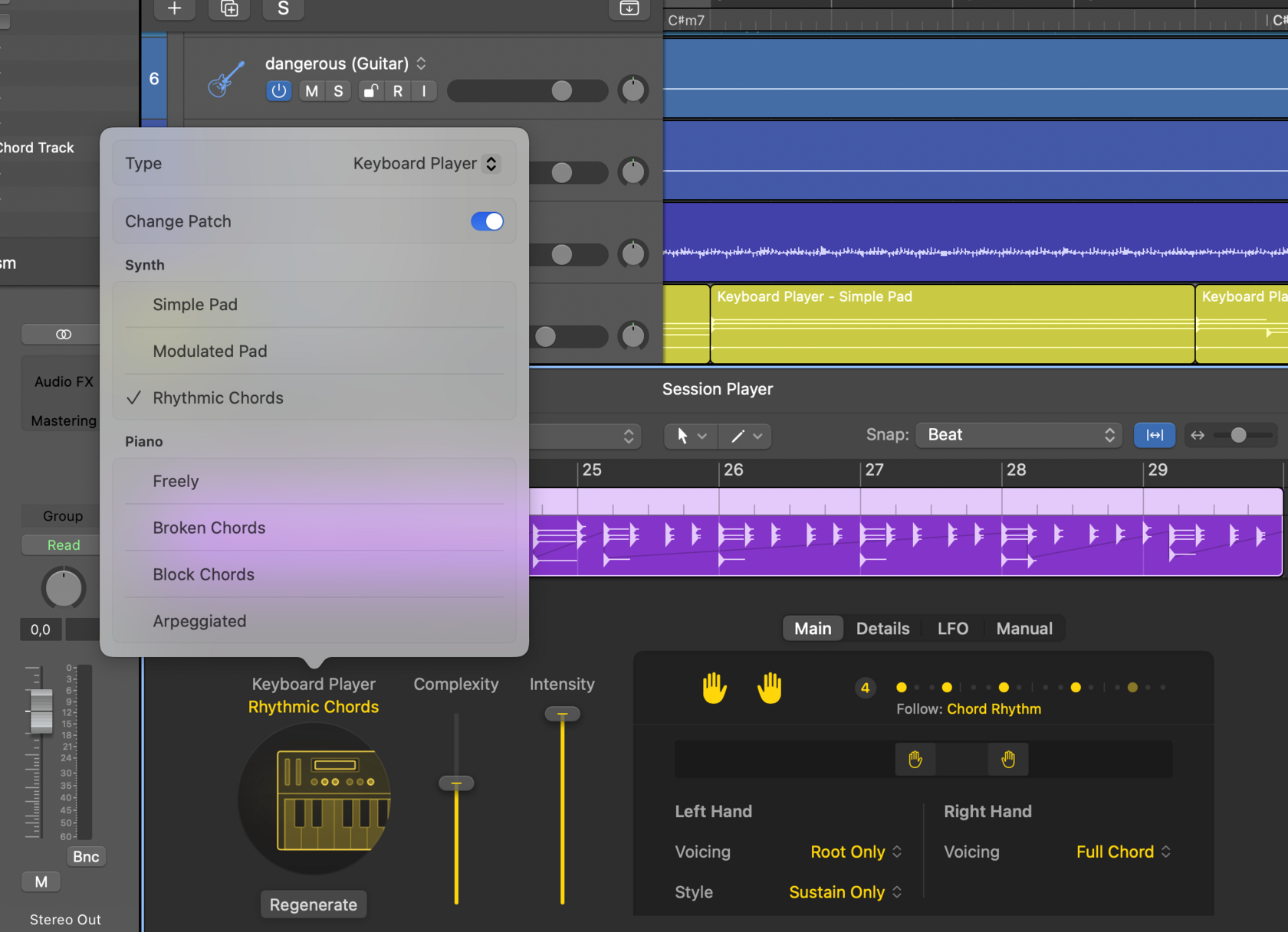 Logic Pro Synth Chord Player