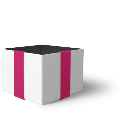 коробка подарка с пробным уроком