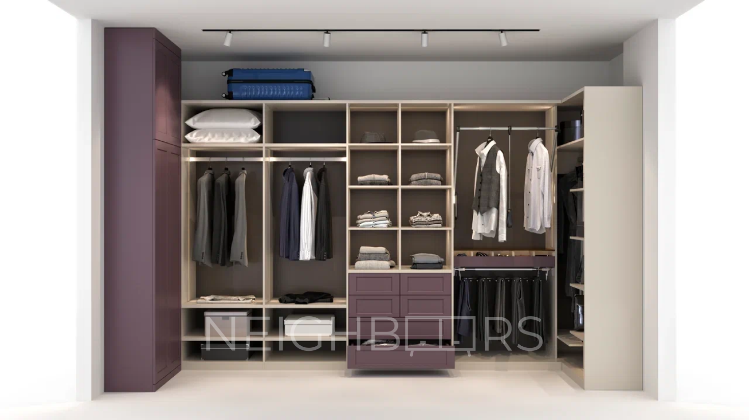 Угловая гардеробная