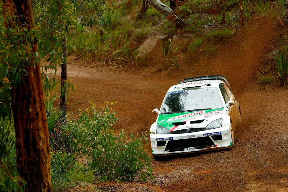 Маркко Мяртин и Майкл Парк, Ford Focus RS WRC '04 (EF04 VVB), ралли Австралия 2004