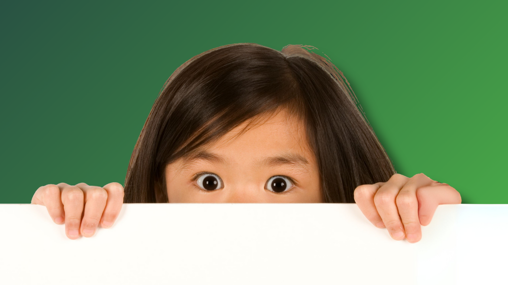 A girl peeking over the edge into H2 of 2025