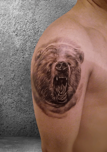 татуировка в Перми, тату реализм Пермь, тату салоны Пермь, медведь тату, сделать тату в Перми, лучшие тату мастера Перми, тату салон Пермь цены