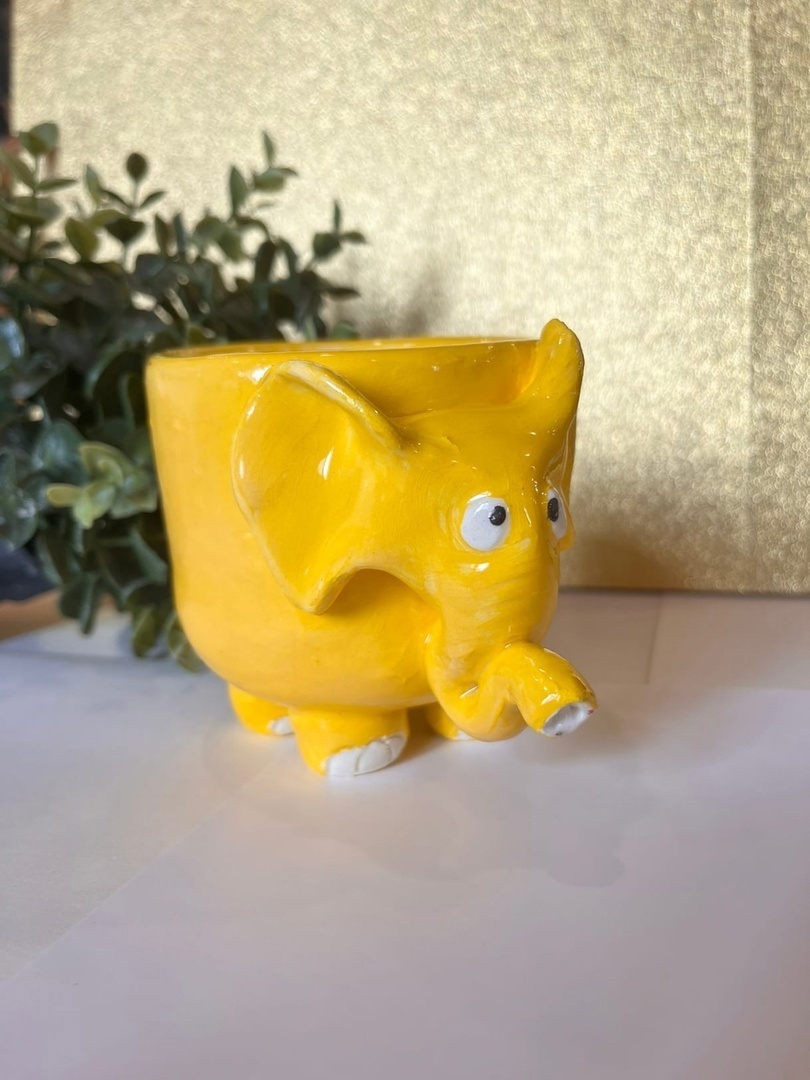 beginner pottery piece made by hand
