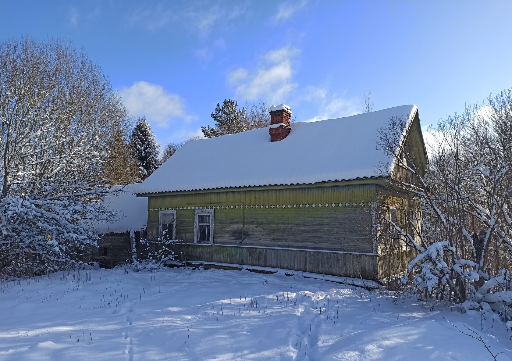 Обследование жилого дома в дер. Борки Ленинградской области