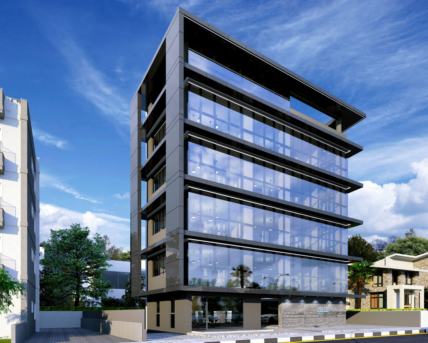 Building for sale. Commercial property. Office building. Christaki kranou 20, freedom tower, 5th floor, germasogeia, limassol 4041 cyprus. Commercial property for sale.