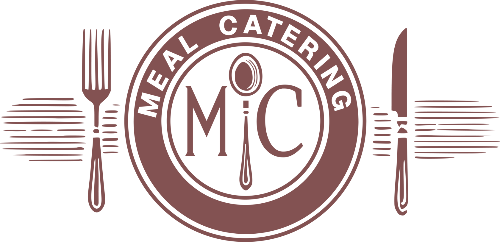 Mealcatering, милкейтеринг, вилка, ложка, нож, лого