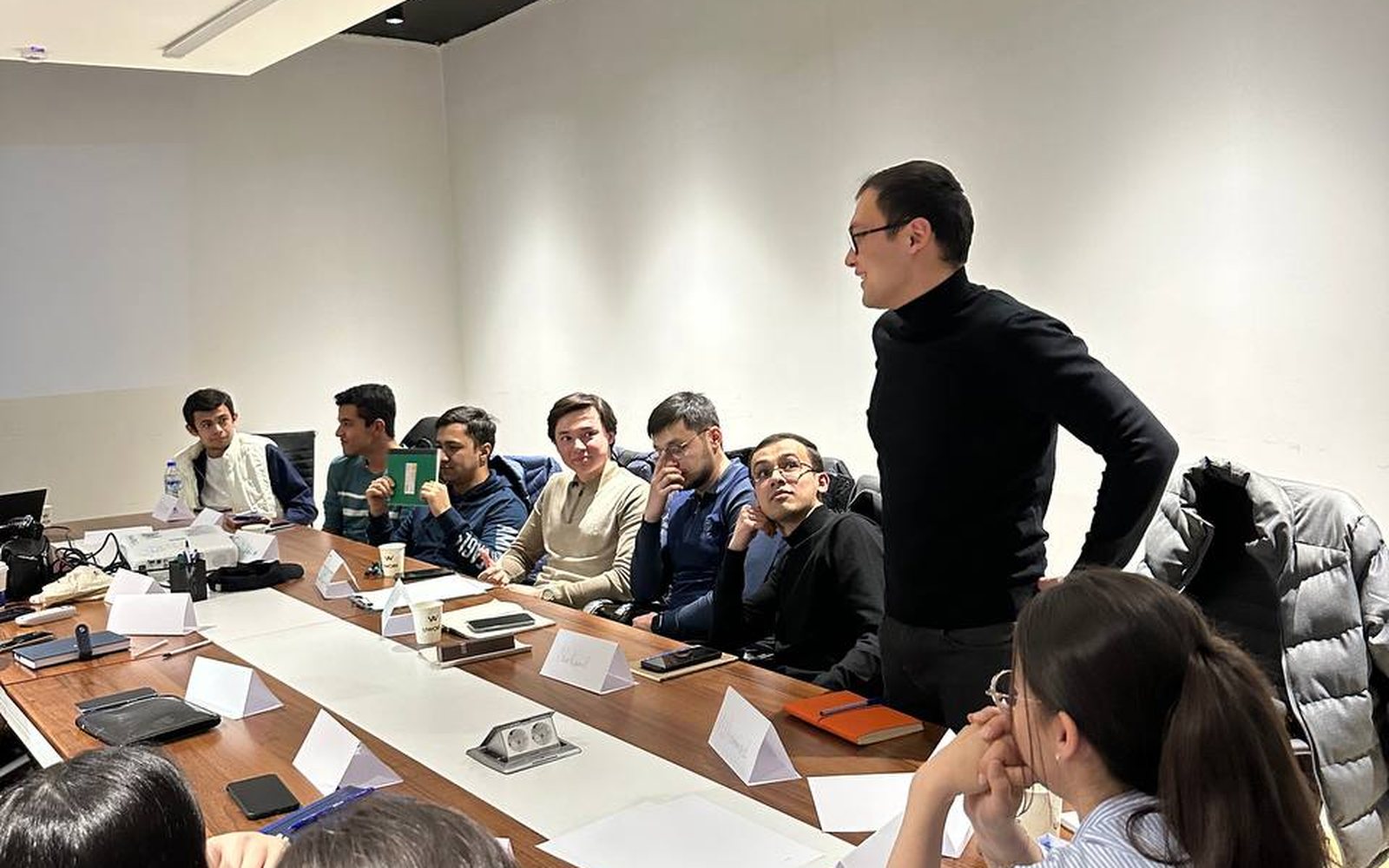 Занятие первого набора Tashkent Finance School, 2023