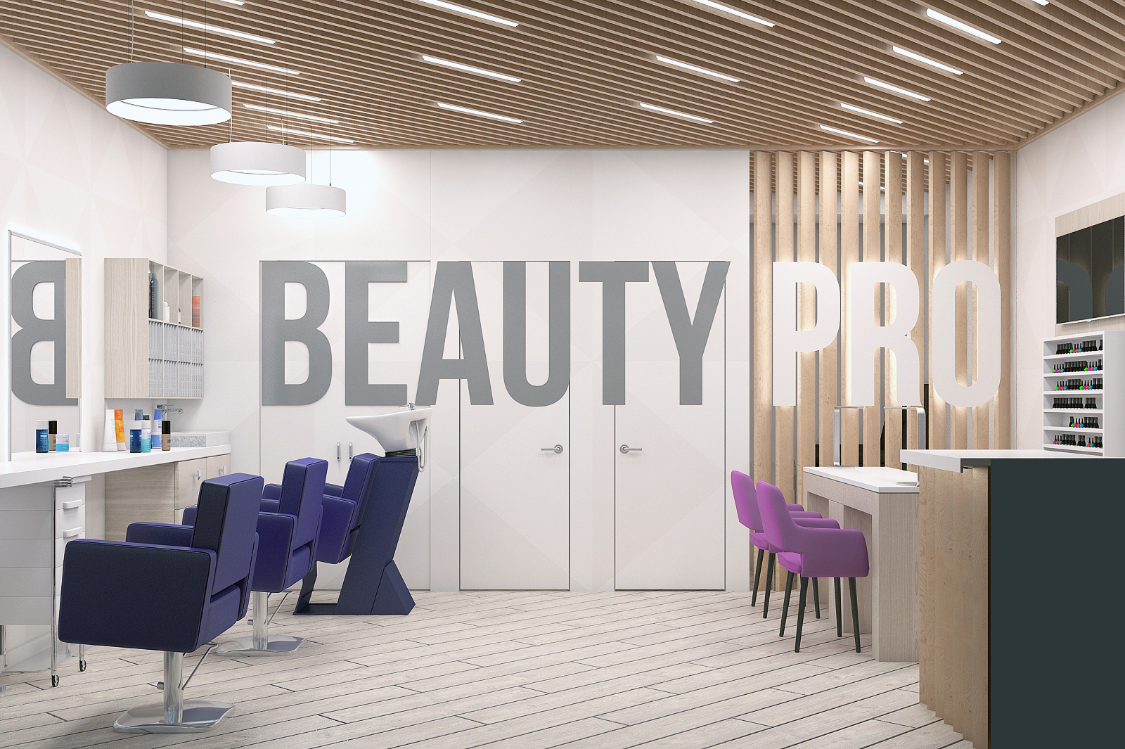 Фото 3. Дизайн салона красоты Beauty PRO 35м2