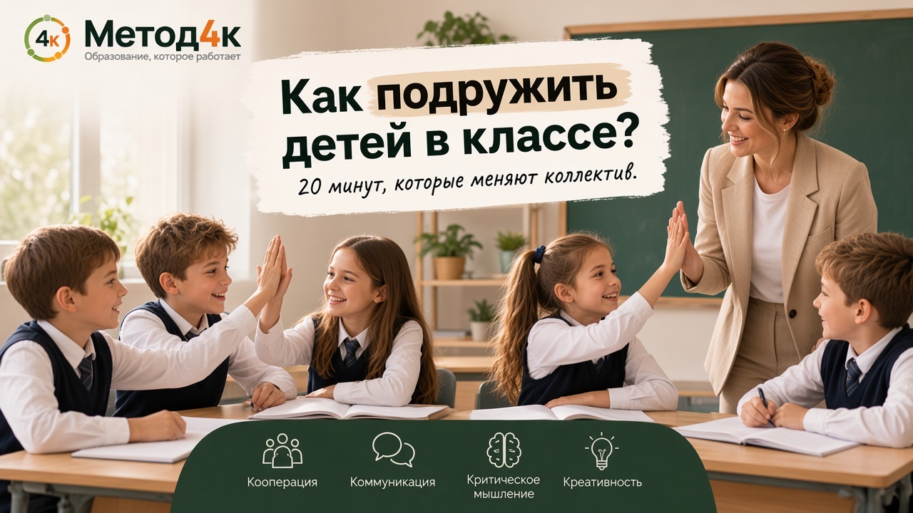 Как подружить детей в классе
