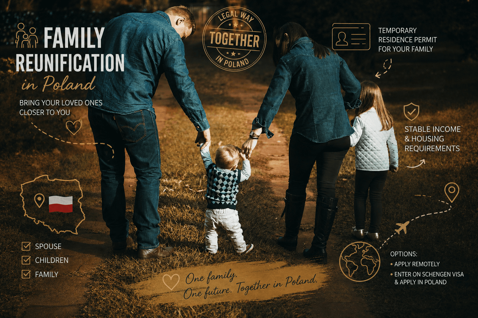 Family Reunification in Poland 2026: Temporary Residence Permit for Your Spouse and Children
