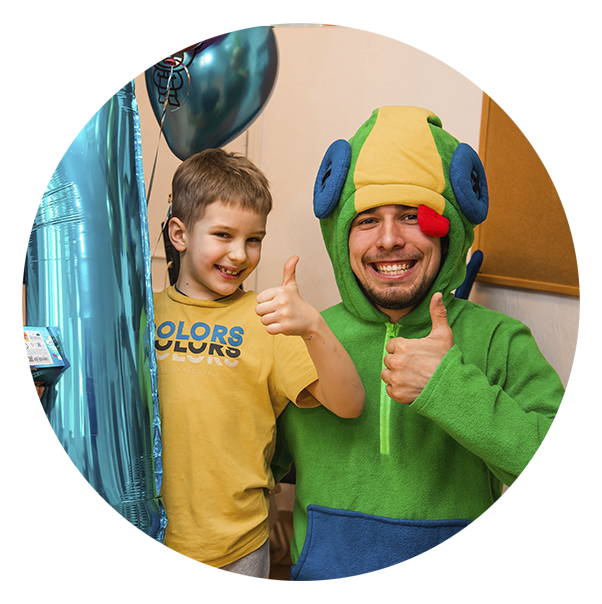 выездной квест Бравл Старс с Леоном аниматором