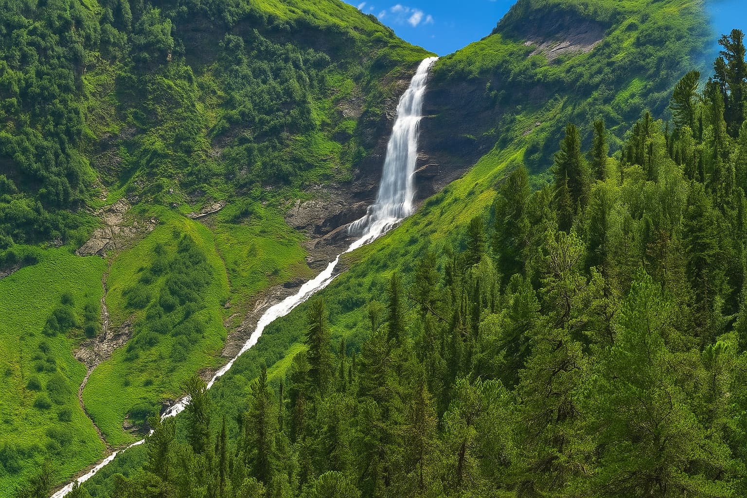Кинзелюкский водопад
