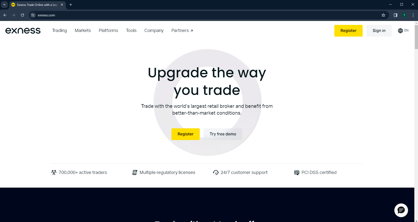 Download Exness MT5 for PC with the help of a guide using images