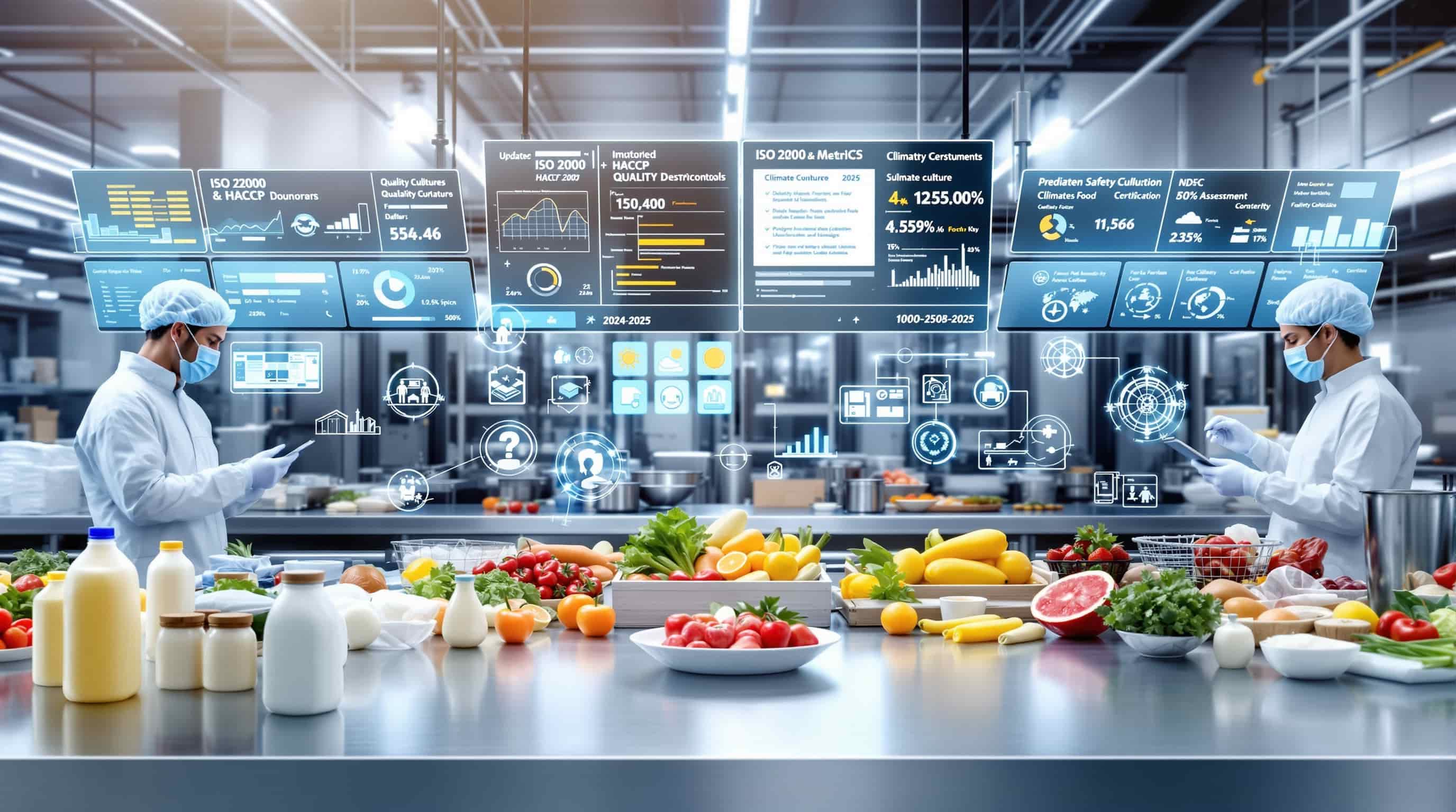 Обновления ISO 22000 и HACCP в 2024-2025: что изменить в системе безопасности пищевых продуктов