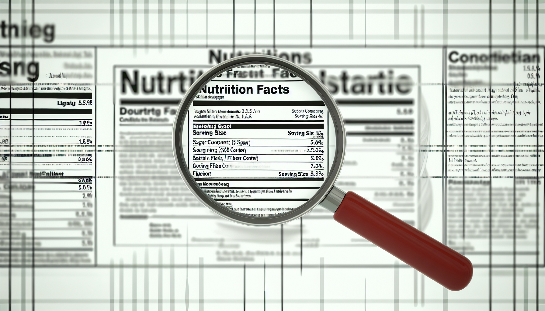 Анализ таблицы пищевой ценности продукта