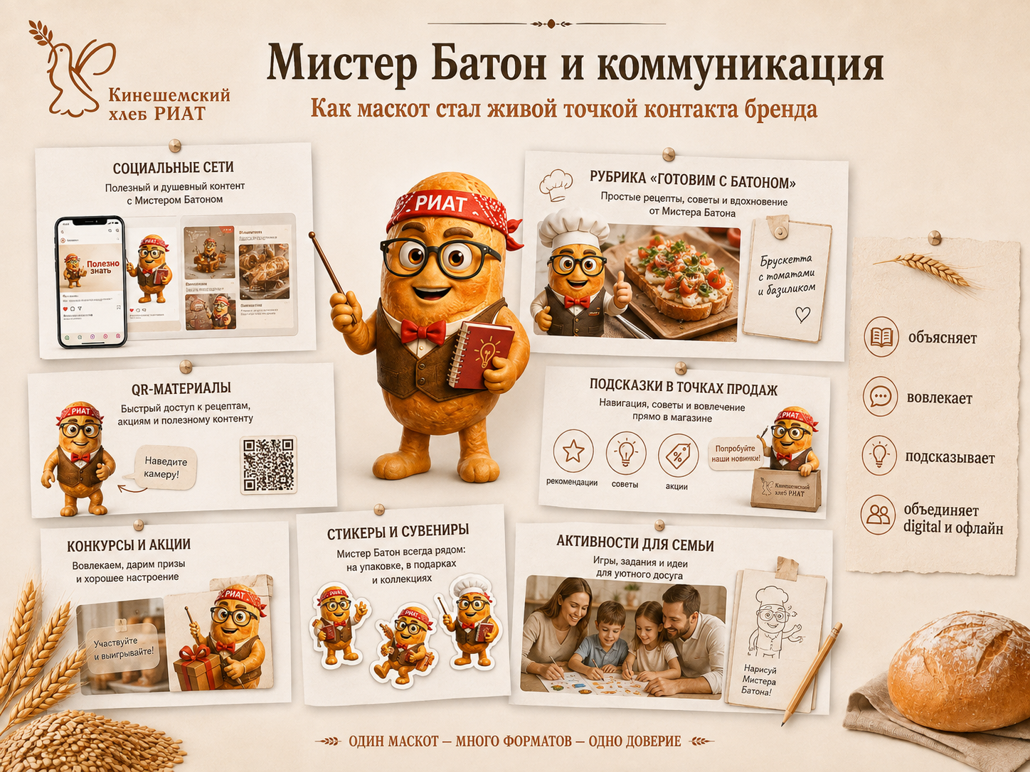 Мистер Батон как коммуникационный инструмент бренда