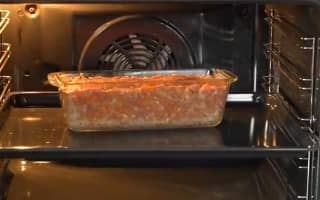 Приготовление мясного хлеба из куриного фарша в духовке: шаг 12