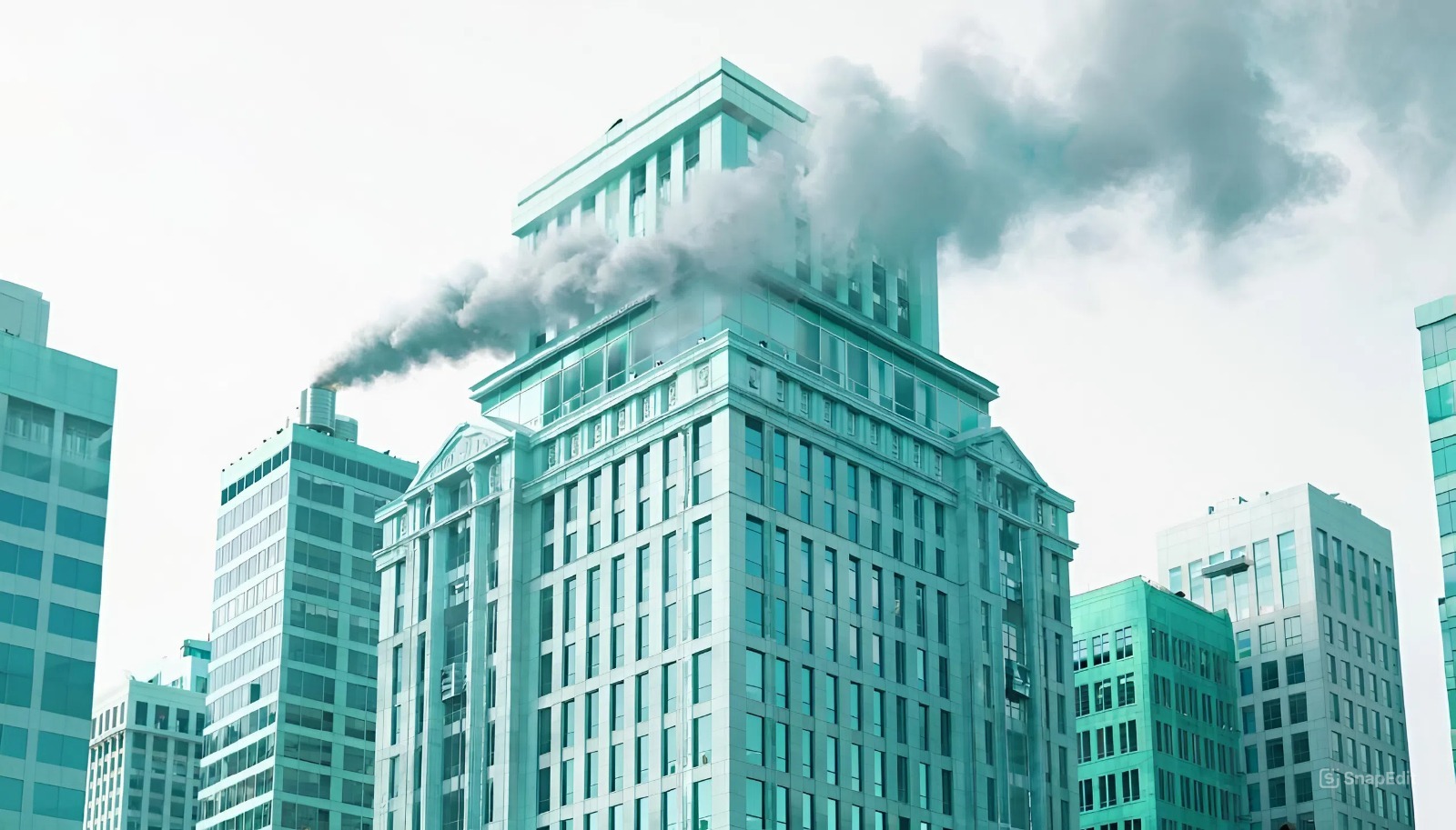 Система вытяжной противодымной вентиляции