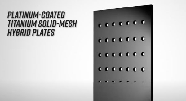 Титановые пластины ионизатор воды