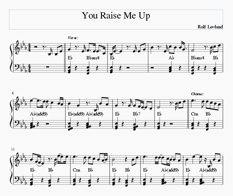 You Raise Me Up