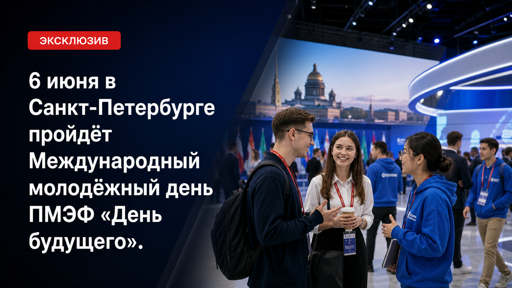 Молодёжный день ПМЭФ День будущего 2026 в Санкт-Петербурге на площадке Экспофорума