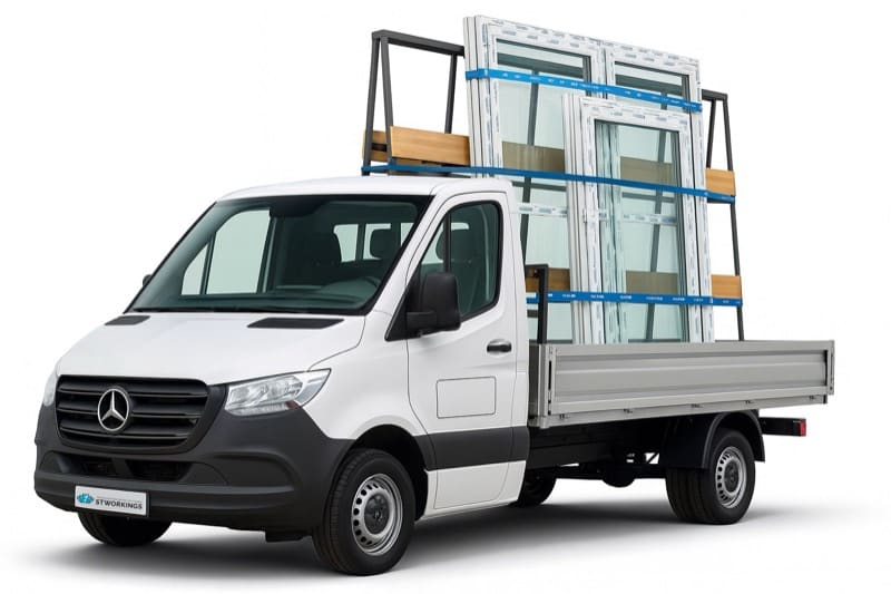 машина для доставки оконных конструкций