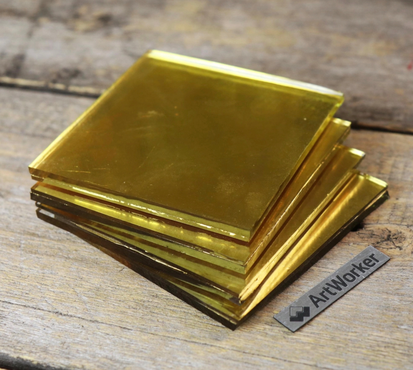 Золотая смальта 91x91