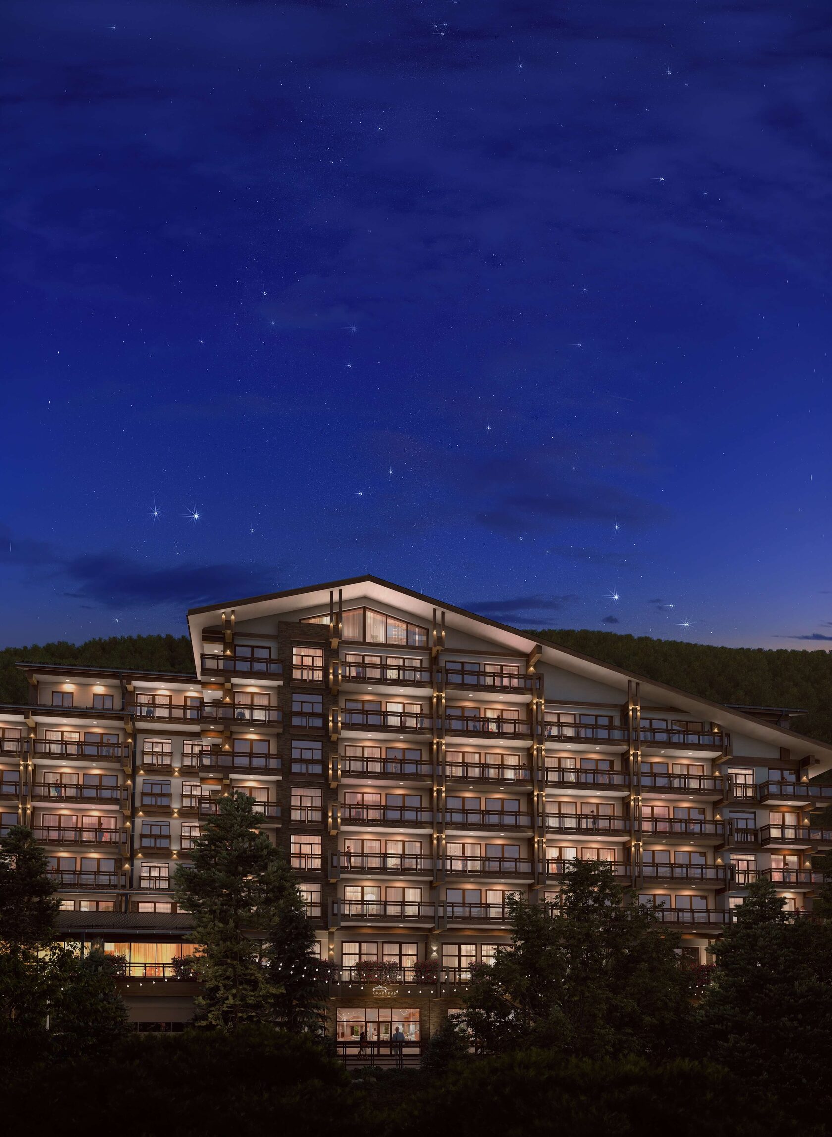 Скайвилль — территория и благоустройство