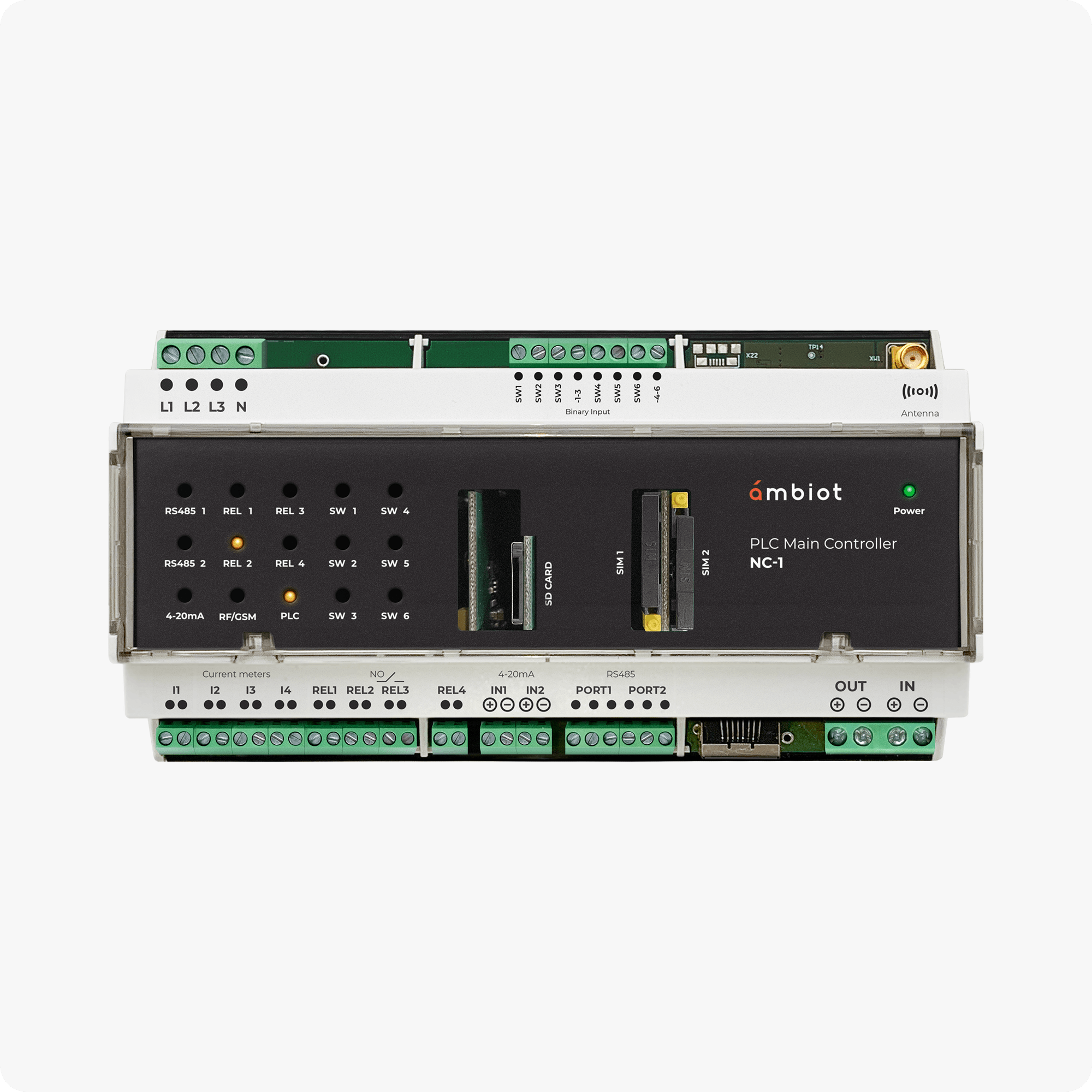 Central controller NC1 GSM controller for lighting control Ambiote
