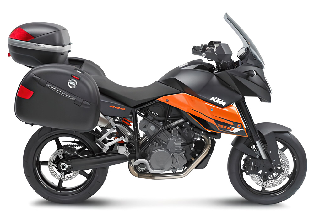 990. KTM 990 SMT. Кофры KTM 990 SMT. Боковые кофры KTM 990 SMT. KTM 990 Adventure GIVI.