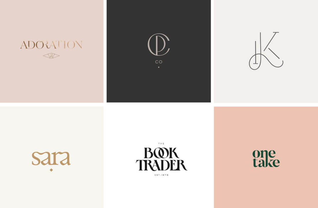 Логотипы с монограммой: 40 дизайнерских идей для вдохновения