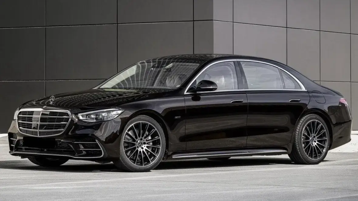 Mercedes S Class W223 с водителем на Чарын и Кольсай
