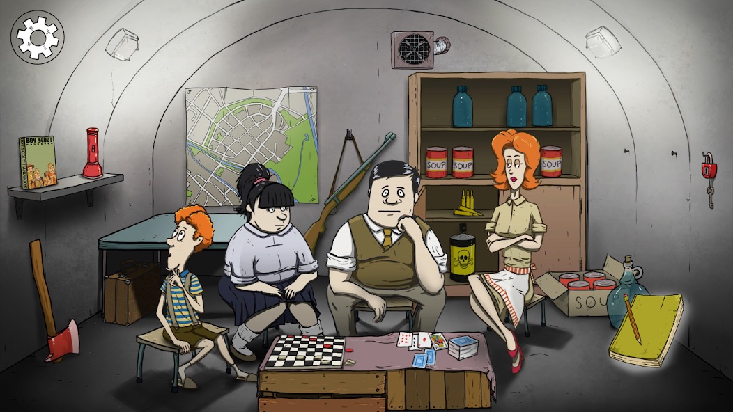 60 Seconds! Atomic Adventure, a dark comedy fallout shelter survival game for Android and iPhone