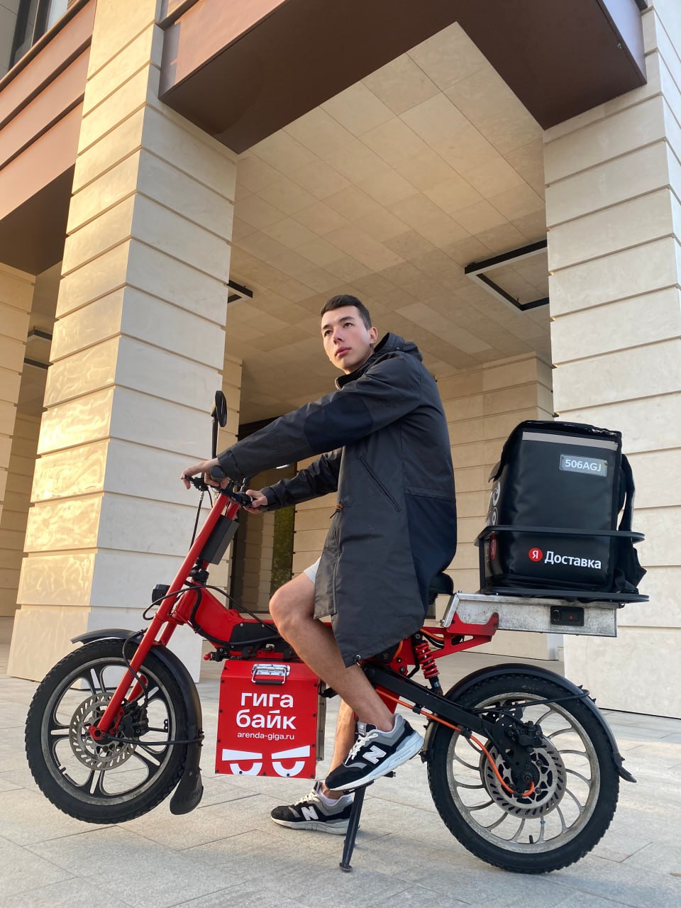Аренда электровелосипедов для курьеров с зимней акб на 120 км