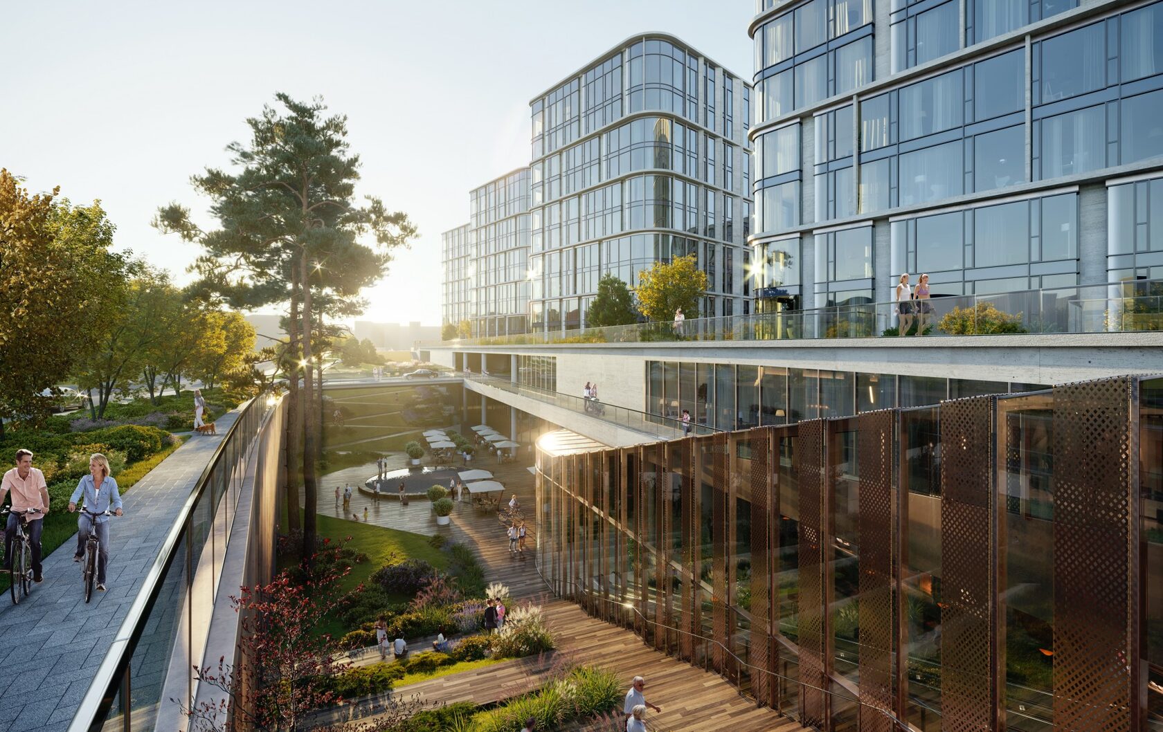 ЖК «Victory Park Residences» и частный парк
