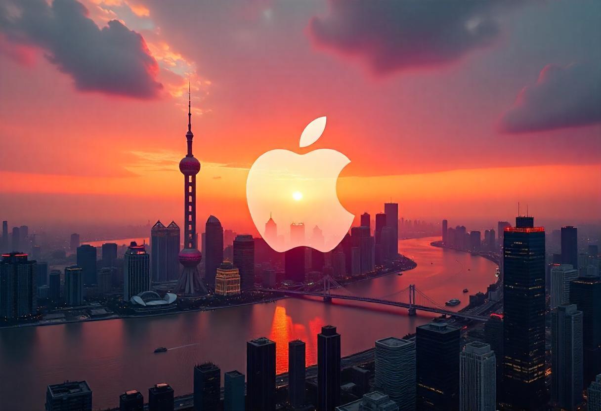 Apple, создает предприятие, обработка данных, Шанхай