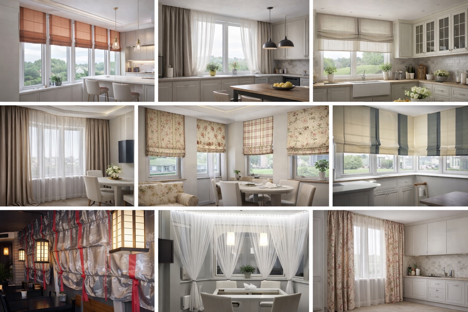 Шторы на кухню, проекты ASHTORY